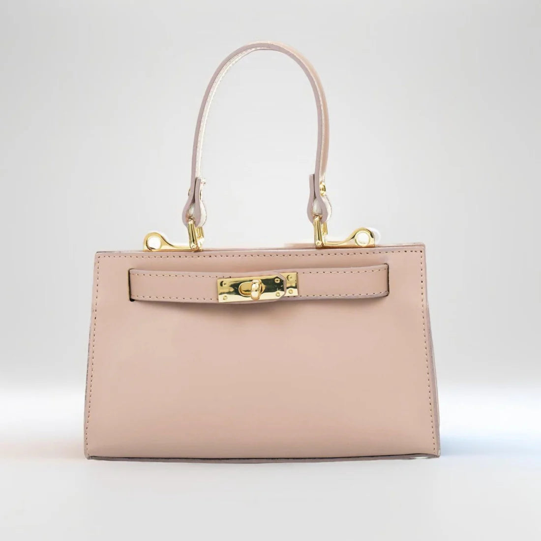 MINI KELLY - TAUPE EN CUIR ORIGINAL