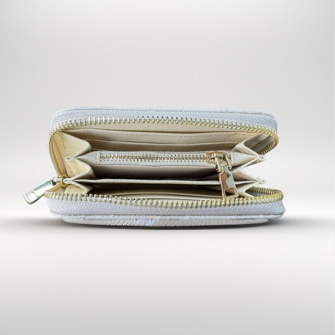 Portefeuille de Kaya en cuir véritable