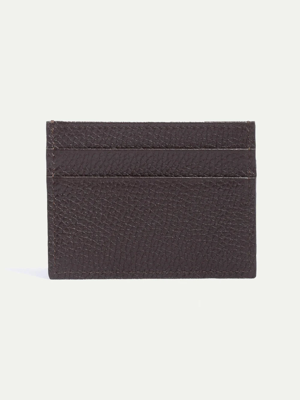 Brown leather card holder