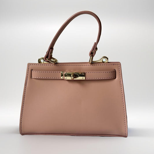 MINI KELLY - TAUPE EN CUIR ORIGINAL